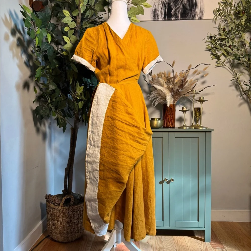Son de Flor Mustard Maxi Dress - Picture 3 of 3